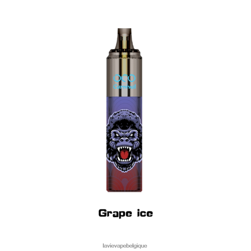 464068350 Lavie Vape Review | glace aux raisins LAVIE OCO carnaval 10000 bouffées